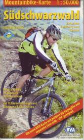 Mountainbike-Karte Südschwarzwald zwischen Feldberg und Kandel Mountainbike-Karte 1:50.000 mit separater Tour-Info und Schutzhülle mit UTM-Gitter