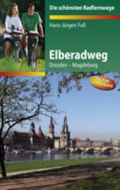 Elberadweg Dresden - Magdeburg mit separater Radwanderkarte und Schutzhülle
