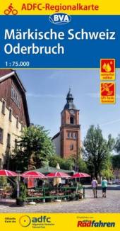 Märkische Schweiz - Oderbruch 1:75.000 mit Oder-Neiße-Radweg und Tour Brandenburg 3. Auflage 2017