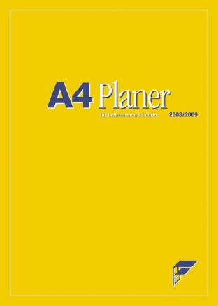 A 4 Planer für Lehrerinnen und Lehrer 2008/2009