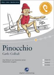 Interaktives Hörbuch: Pinocchio Das Hörbuch zum Sprachen lernen. Bearbeitete Ausgabe Audio-CD · Textbuch · CD-ROM