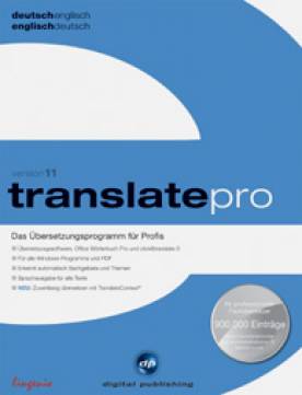 translate pro englisch: deutsch - englisch / englisch - deutsch Das neue Übersetzungsprogramm für Profis