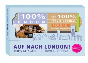 Auf nach London! 100% Geschenkset inkl. 100% Cityguide und 100% Travel Journal