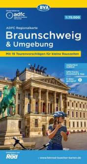 Braunschweig und Umgebung ADFC-Regionalkarte im Maßstab 1:75.000 mit Tagestourenvorschlägen, reiß- und wetterfest, E-Bike-geeignet, GPS-Tracks-Download

7. Aufl.