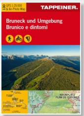 Bruneck und Umgebung Brunico e dintorni GPS 1:25.000 & Air-Photo Map

deutsch / italienisch