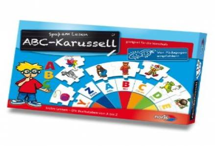 ABC-Karusell Erstes Lernen - Die Buchstaben von A bis Z -geeignet für die Vorschule
-von Pädagogen empfohlen