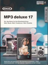MAGIX MP3 deluxe 17 Nur das Beste für Ihre Musiksammlung Mehr Musik. Mehr Funktionen. Mehr Qualität.
Musik hören und organisieren - CDs importieren & umwandeln - Songs direkt herunterladen • ID3-Tags anpassen - Exportieren auf iPod® & Handy