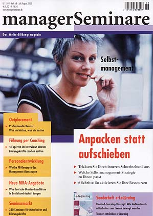 managerSeminare 68/2003 - Selbstmanagement