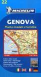Genova / Genua - Piante stradale e turistica. Indice delle strade. Sensi unici / Parcheggi, Monumenti / Siti turisticia. Zona a Traffico Limitato. Italien.-Engl.-Französ.-Dtsch. 1 : 8000