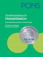 PONS Großwörterbuch Französisch mit CD-ROM - Französisch - Deutsch / Deutsch - Französisch