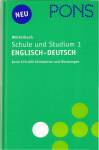 PONS Wörterbuch für Schule und Studium 1 Englisch  - Deutsch - Neubearbeitung 2005