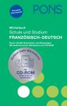 PONS Wörterbuch für Schule und Studium Französisch, Teil 1: Französisch-Deutsch mit CD-ROM - 