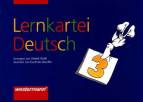 Lernkartei Deutsch, neue Rechtschreibung, 3. Schuljahr - 