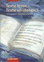 Deutsch Lernhilfen - Sekundarstufe I: Texte lesen, Texte verstehen 5. Arbeitsheft