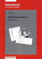 Technisches Englisch, Bd.1, Lehrerband - 