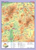 Deutschland - Bundesländer - Hessen - physisch/politisch