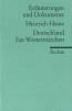 Heinrich Heine. Deutschland. Ein Winterm&auml;rchen. Erl&auml;uterungen und Dokumente