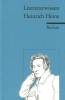 Heinrich Heine. Literaturwissen f&uuml;r Schule und Studium
