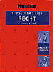 Taschenwörterbuch Recht - Deutsch-Englisch