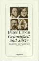 Peter Urban: Genauigkeit und Kürze - Ansichten zur russischen Literatur