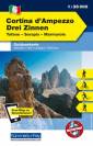 Cortina d' Ampezzo, Drei Zinnen - Tofane, Sorapis, Marmarole. Wandern, Rad, Langlauf, Skitouren. 1 : 50.000,  Waterproof 