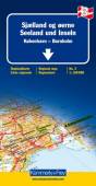D&auml;nemark Regionalkarte 3. 1:190 000. Seeland und Inseln, Kopenhagen, Bornholm. Mit Index (K&uuml;mmerly+Frey Reisekarten)