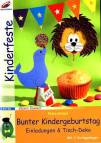 Bunter Kindergeburtstag: Einladungen & Tisch-Deko