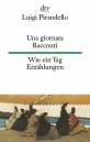 Una giornata / Wie ein Tag - Racconti / Erzählungen