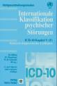 Internationale Klassifikation psychischer Störungen - ICD-10 Kapitel V (F)