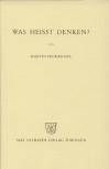 Was heißt Denken? - 