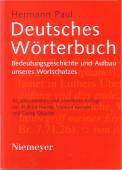 Deutsches Wörterbuch. Mit CD-ROM - Bedeutungsgeschichte und Aufbau unseres Wortschatzes