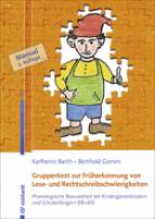 Gruppentest zur Früherkennung von Lese- und Rechtschreibschwierigkeiten - Phonologische Bewusstheit bei Kindergartenkindern und Schulanfängern (PB-LRS) – Manual