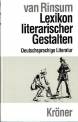 Lexikon literarischer Gestalten. Deutschsprachige Literatur