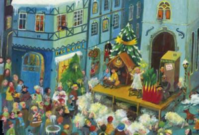 Das Weihnachtsspiel   - Ein Text-Türchen-Adventskalender mit der Weihnachtsgeschichte