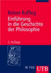 Einf&uuml;hrung in die Geschichte der Philosophie