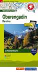 Hallwag Touren-Wanderkarte 7:  Oberengadin / Bernina - 33 Wandertouren - Massstab 1:50'000