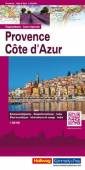 Hallwag Regionalkarte: Provence, Côte d'Azur - Strassenkarten mit Reiseinformationen - Massstab 1:200 000