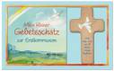 Mein kleiner Gebeteschatz zur Erstkommunion  - mit Holzkreuz