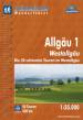 Hikeline Wanderf&uuml;hrer Allg&auml;u 1: Westallg&auml;u. Die 50 sch&ouml;nsten Touren im Westallg&auml;u. 1 : 35.000, 430 km, wasserfest, GPS-Tracks Download