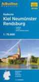 Radkarte: Kiel - Neumünster - Rendsburg 1:75.000 - Aukrug - Preetz - Nord-Ostsee-Kanal