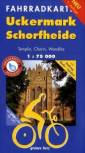 Fahrradkarte Uckermark, Schorfheide. Wasserfest, reißfest 1:75.000 - Templin, Chorin, Wandlitz - mit Radweg Berlin - Usedom