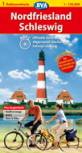 ADFC-Radtourenkarte 01 Nordfriesland / Schleswig 1 : 150 000: Bett und Bike, Rad und Bahn, Touren-Tipps, alle Radfernwege