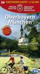 ADFC-Radtourenkarte 26: Oberbayern / München 1 : 150 000 - Plus Begleitheft: Radfernwege - Bahn - Bett & Bike