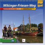 Wikinger-Friesen-Weg - Maßstab 1:50.000 - Auf den Spuren der Nordmänner-eine Entdeckungsreise zwischen Nord- und Ostsee