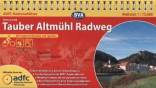 Tauber Altmühl Radweg - Mit Taubertal-Klassiker und -Sportive - Maßstab 1:75.000