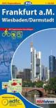 Frankfurt a.M. - ADFC-Regionalkarte 1:50.000 - Wiesbaden / Darmstadt - Mit Tagestouren-Vorschlägen. Wetterfest, reißfest. GPS-Tracks. Offizielle Karte d. Allgemeinen Deutschen Fahrrad-Club. 1 : 50.000