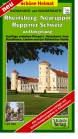 Radwander- und Wanderkarte Rheinsberg, Neuruppin, Ruppiner Schweiz und Umgebung: Ausfl&uuml;ge zwischen Priepert, Netzeband, dem Stechlinsee, Lindow und der R&uuml;thnicker Heide. 1:50000