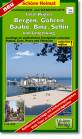 Radwander- und Wanderkarte Insel R&uuml;gen, Bergen, G&ouml;hren, Baabe, Binz, Sellin und Umgebung: Ausfl&uuml;ge im s&uuml;d&ouml;stlichen Inselgebiet zwischen Putbus, Garz, Prora und Thiessow. 1:35000
