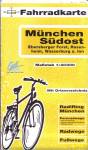 Fahrradkarte M&uuml;nchen S&uuml;dost, Ebersberger Forst, Rosenheim, Haag i.Obb., Wasserburg a. Inn. 1:40000