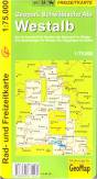 Geopark Schwäbische Alb, Westalb 1 : 75 000 - Rad- und Freizeitkarte 1:75.000: Von Schorndorf im Norden bis Stockach im Süden - Von Spaichingen im Westen bis Göppingen im Osten